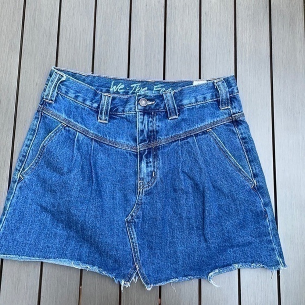 Free People jean Distressed skirt 27